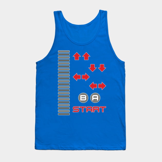 KONAMI CODE Tank Top by BentonParkPrints